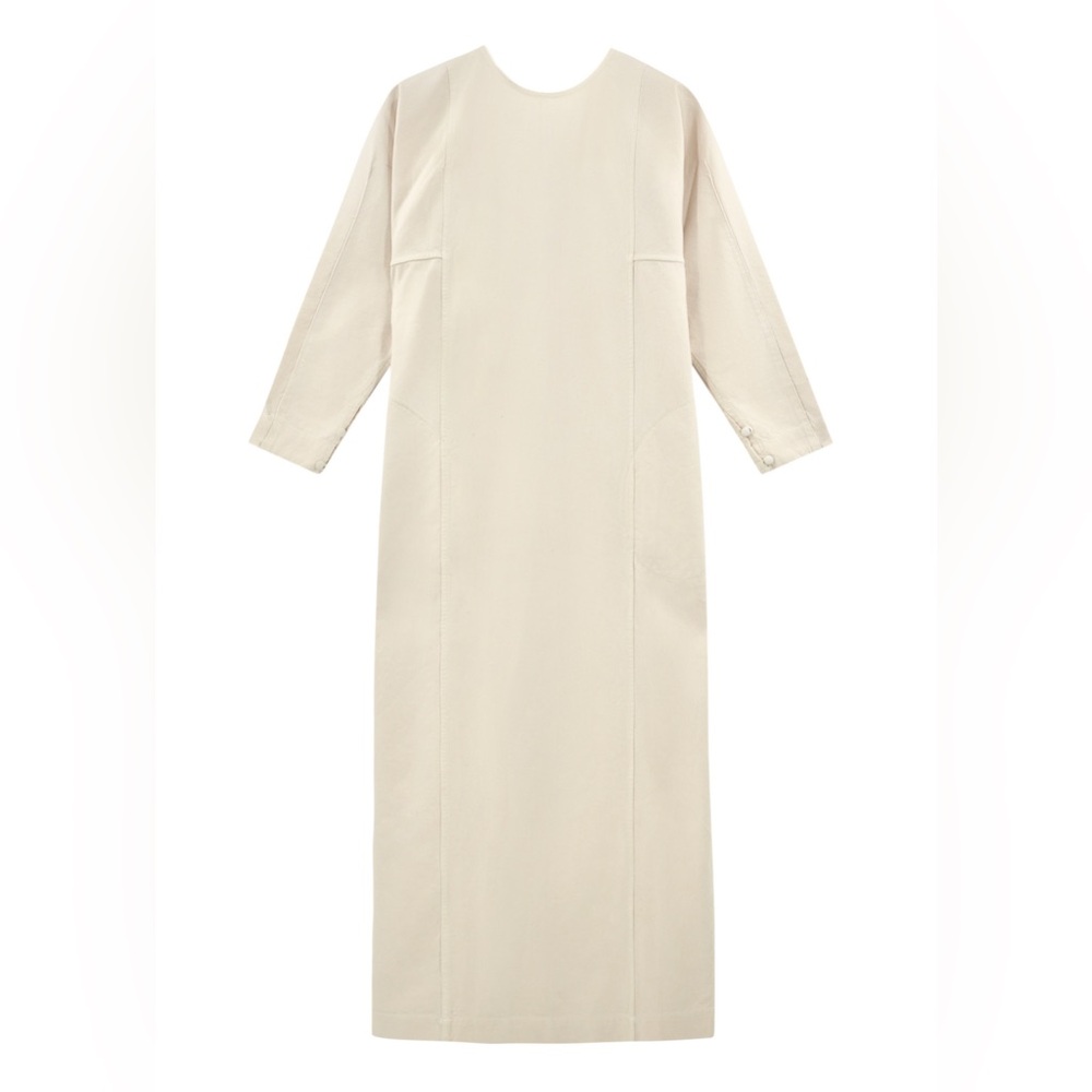 NWT | MIRTH | Curacao Canvas Dress in Bone | Size Small